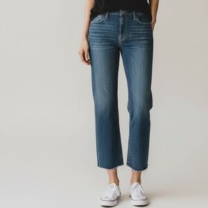 Hudson Jeans Noa High Rise Straight Jean Size 27 Ankle Length Medium Wash Denim